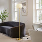 Reprise Glass Sphere Glass and Metal Floor Lamp by Modway