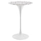 Lippa 28" Round Terrazzo Bar Table By Modway