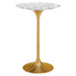 Lippa 28" Round Terrazzo Bar Table By Modway