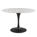 Lippa 47" Round Terrazzo Dining Table By Modway