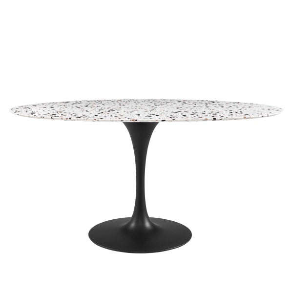 Lippa 60" Oval Terrazzo Dining Table By Modway