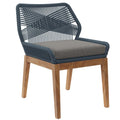 Wellspring Outdoor Patio Teak Wood Dining Chair By Modway