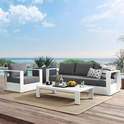 Tahoe Outdoor Patio Powder-Coated Aluminum 3-Piece Set