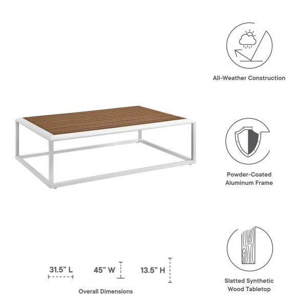 Stance 8 Piece Outdoor Patio Aluminum Sectional Sofa Set