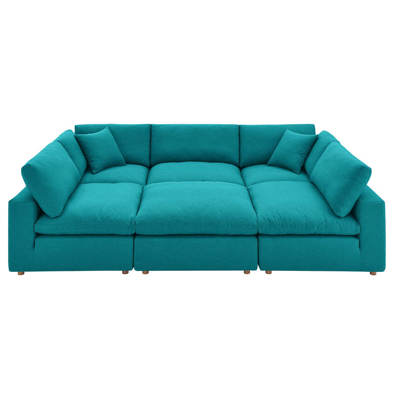 Commix Down Filled Overstuffed 6-Piece Sectional Sofa | Polyester by Modway