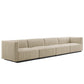 Conjure Channel Tufted Upholstered Fabric 4-Piece Sofa By Modway