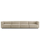 Conjure Channel Tufted Upholstered Fabric 4-Piece Sofa By Modway