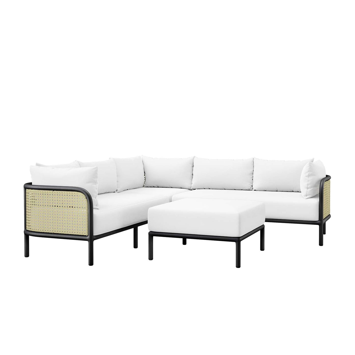 Hanalei Outdoor Patio 4-Piece Sectional