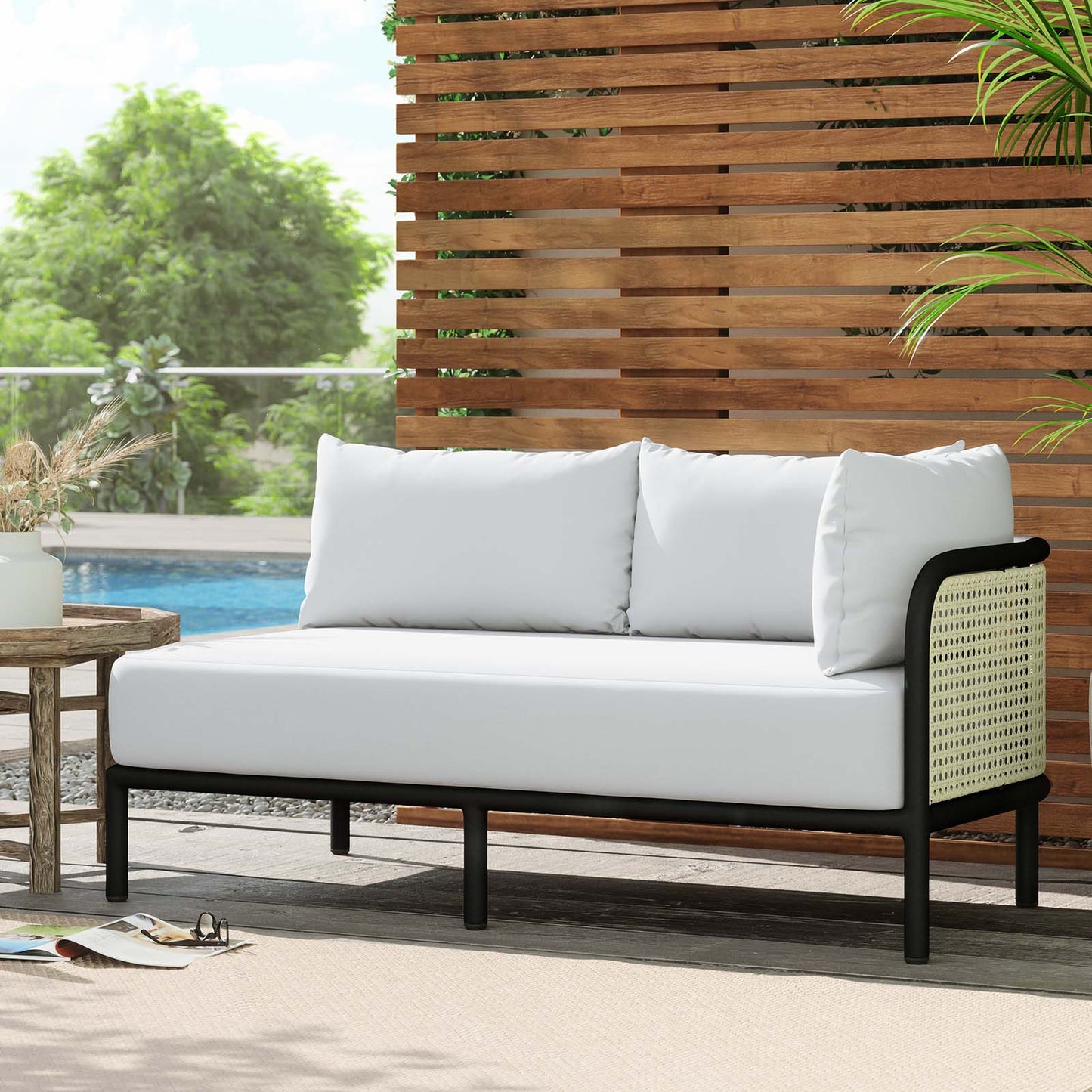 Hanalei Outdoor Patio 4-Piece Sectional