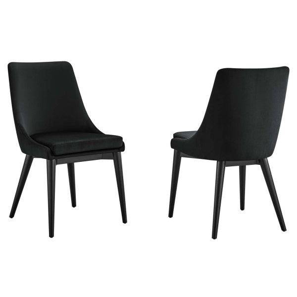 Viscount Accent Performance Velvet Dining Chairs - Set of 2 By Modway