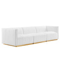 Conjure Channel Tufted Performance Velvet Sofa By Modway