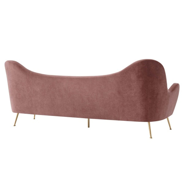 Cheshire Channel Tufted Performance Velvet Sofa By Modway