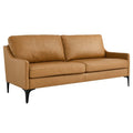 Corland Leather Sofa By Modway