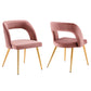 Marciano Performance Velvet Dining Chair Set of 2 By Modway
