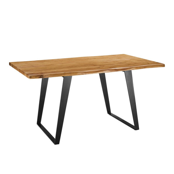Viggo 60" Live Edge Acacia Wood Dining Table By Modway