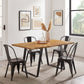 Viggo 60" Live Edge Acacia Wood Dining Table By Modway