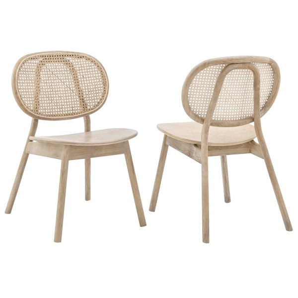 Malina Wood Dining Side Chair Set of 2 By Modway