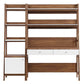 Bixby 2-Piece Wood Office Desk and Bookshelf