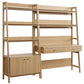 Bixby 2-Piece Wood Office Desk and Bookshelf