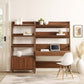 Bixby 2-Piece Wood Office Desk and Bookshelf