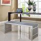 Gridiron Medium Stainless Steel Bench by Modway