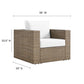 Convene Outdoor Patio Outdoor Patio Armchair By Modway