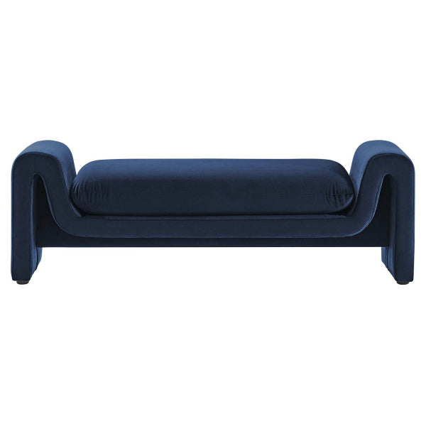 Waverly Performance Velvet Bench By Modway
