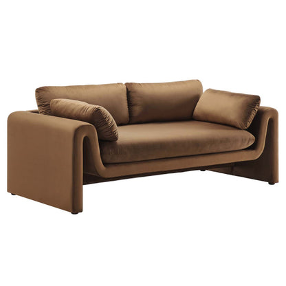 Waverly Performance Velvet Sofa By Modway