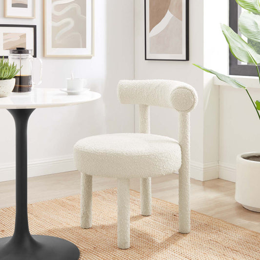 Toulouse Boucle Fabric Dining Chair By Modway