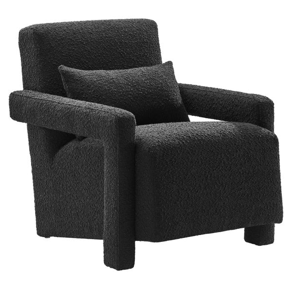 Mirage Boucle Upholstered Armchair By Modway