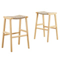 Saorise Wood Bar Stool - Set of 2 By Modway