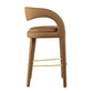 Pinnacle Performance Velvet Bar Stool Set of Two By Modway