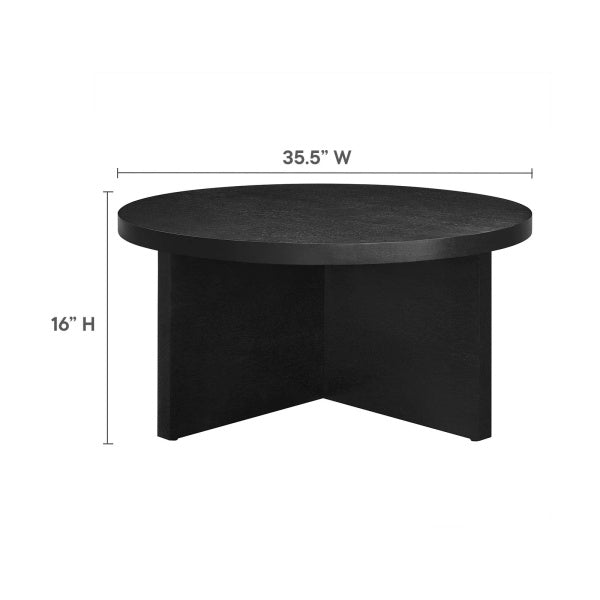 Silas Round Mango Wood Coffee Table By Modway