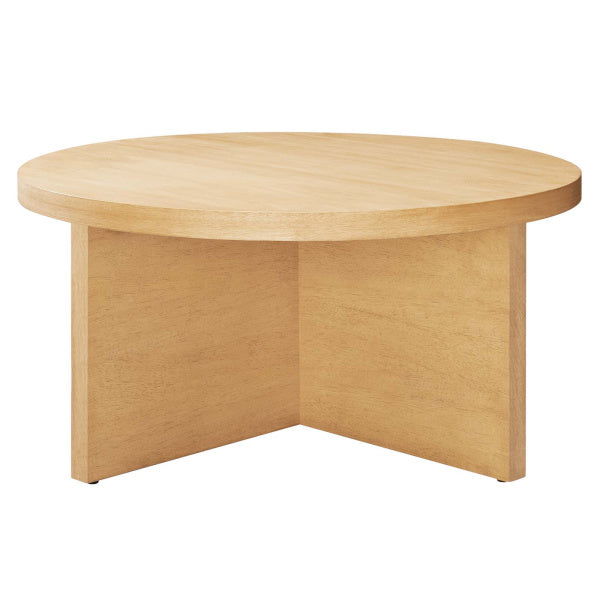 Silas Round Mango Wood Coffee Table By Modway