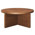 Silas Round Mango Wood Coffee Table By Modway