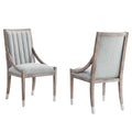 Maison French Vintage Tufted Fabric Dining Armchairs Set of 2 By Modway