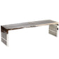 Gridiron Benches Set of 2 Silver by Modway