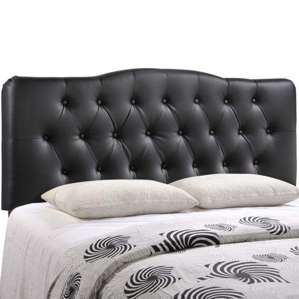 Annabel King Upholstered Vinyl Headboard | Fiber By Modway