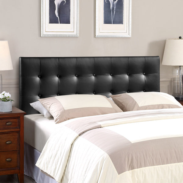 Emily Full Upholstered Vinyl Headboard | Fiber By Modway