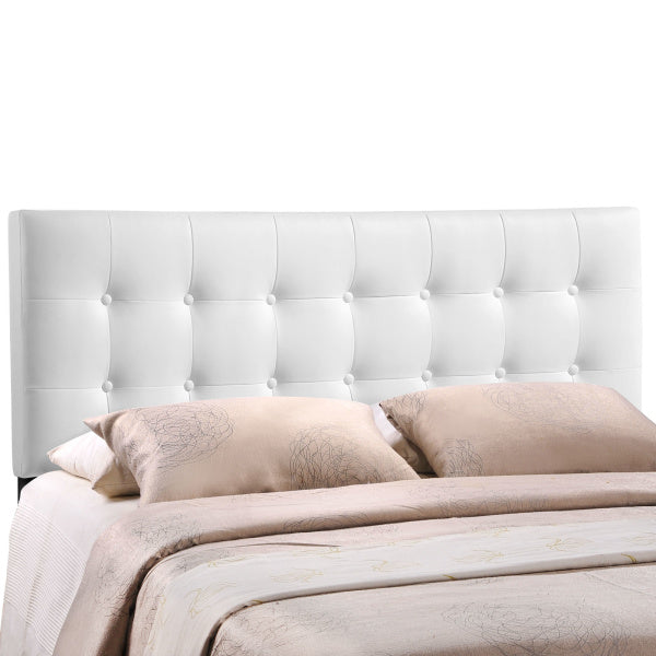 Emily King Upholstered Vinyl Headboard | Fiber By Modway