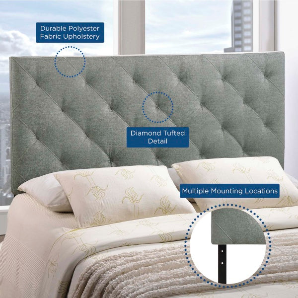 Theodore Full Upholstered Fabric Headboard