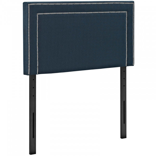 Jessamine Twin Upholstered Fabric Headboard Azure | Polyester by Modway