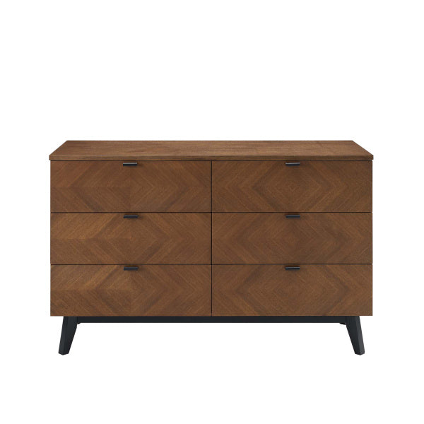 Kali Wood Dresser Walnut By Modway