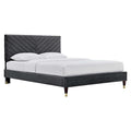 Roxanne Performance Velvet Queen Platform Bed By Modway