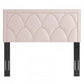 Greta Performance Velvet Full/Queen Headboard Pink by Modway