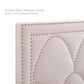 Greta Performance Velvet Full/Queen Headboard Pink by Modway