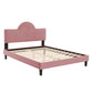 Soleil Performance Velvet Queen Bed By Modway