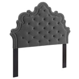 Arabella Button-Tufted Performance Velvet King/California King Headboard by Modway