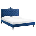 Clara Performance Velvet Queen Platform Bed By Modway