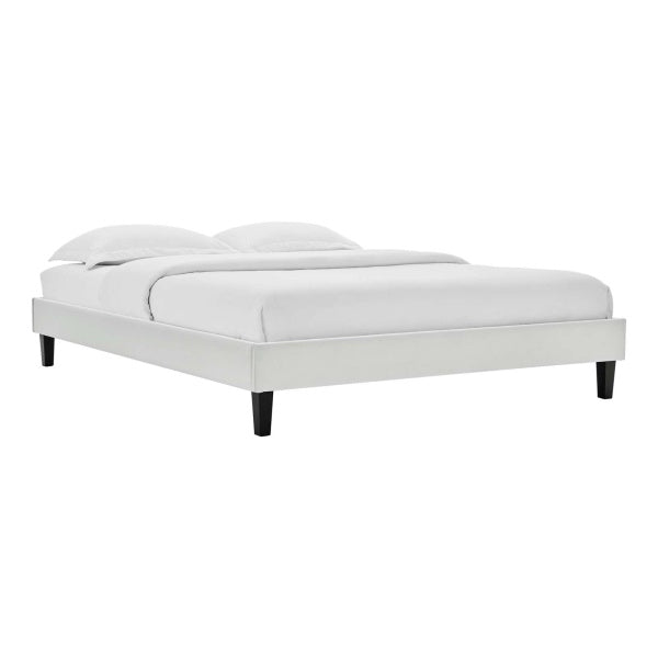 Amber Performance Velvet Twin Platform Bed By Modway